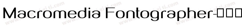 Macromedia Fontographer字体转换